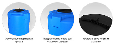 Емкость ЭкоПром T 200 литров