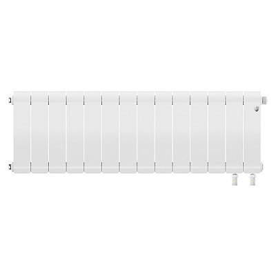 Биметаллический секционный радиатор отопления Royal Thermo Infinity 300 V Белый / 14 секций