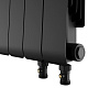 Биметаллический секционный радиатор отопления Royal Thermo Infinity 500 V Чёрный / 4 секции