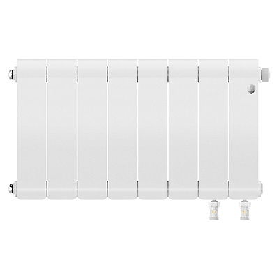 Биметаллический секционный радиатор отопления Royal Thermo Infinity 300 V Белый / 8 секций