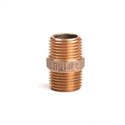 Ниппель РЕХАУ бронзовый AURLINE, R1/2, RX+ (18731041001)