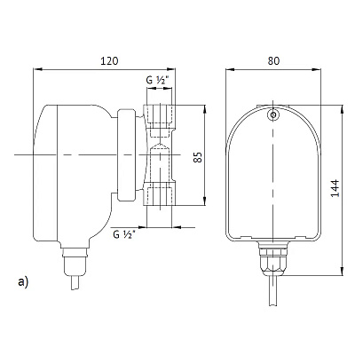 Насос циркуляционный UNIPUMP UPH 15-1.5 (ГВС)