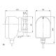 Насос циркуляционный UNIPUMP UPH 15-1.5 (ГВС)