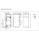 Напольный газовый котел отопления Baxi Slim 1.300 i (WSB43130301-)
