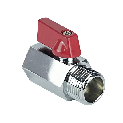 Кран шаровой Valfex MINI ВР3/8хНР3/8 никелированный